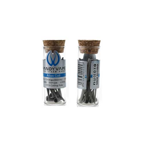 Alien Wire Prebuilt Coil 26ga(A1)*3+30ga(SS316L) By Vandy Vape