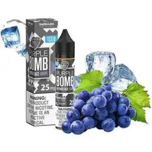 Purple Bomb ICED By VGOD saltnic