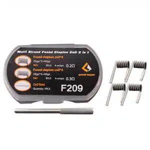 Fused Clapton Prebuilt Coil Ni80 26GA(A1)*2+36GA By Vandy Vape