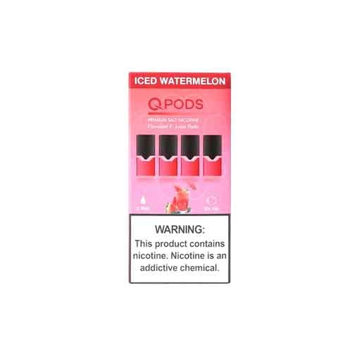 QPODS Salt Nic Oil Cartridge 0.9ml 4PCS/Pack, support JUL & JCo1 - Image 5