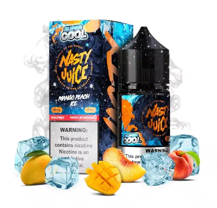 Mango Peach Ice Salt - Nasty