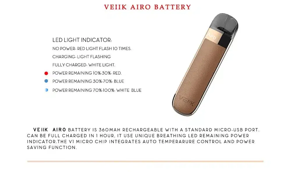 AIRO POD by VEIIK, 2ml Tank