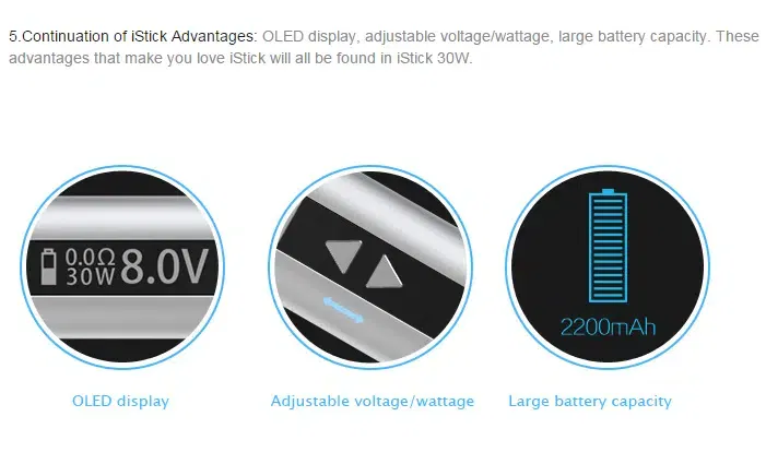 Eleaf iStick 30W Mod