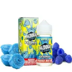 Blue Raspberry By Bazooka Sour Straws Tropical Thunder