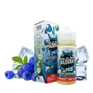 Blue Raspberry ICE By Bazooka Sour Straws Tropical Thunder