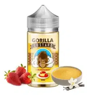 Gorilla Custard Strawberry By E&B, 100ml, 3mg