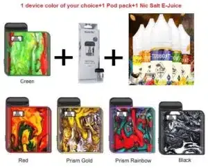 Smok MICO+Extra Pods+E Liquid