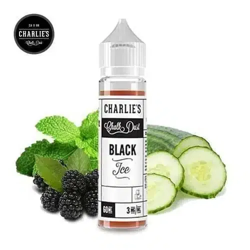 Black Ice by Charlie's Chalk Dust, 60ml 3mg