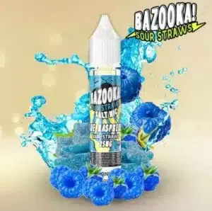 Blue Raspberry Salt by Bazooka Sour Straws