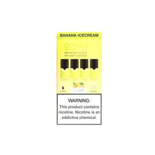 QPODS Salt Nic Oil Cartridge 0.9ml 4PCS/Pack, support JUL & JCo1 - Image 2