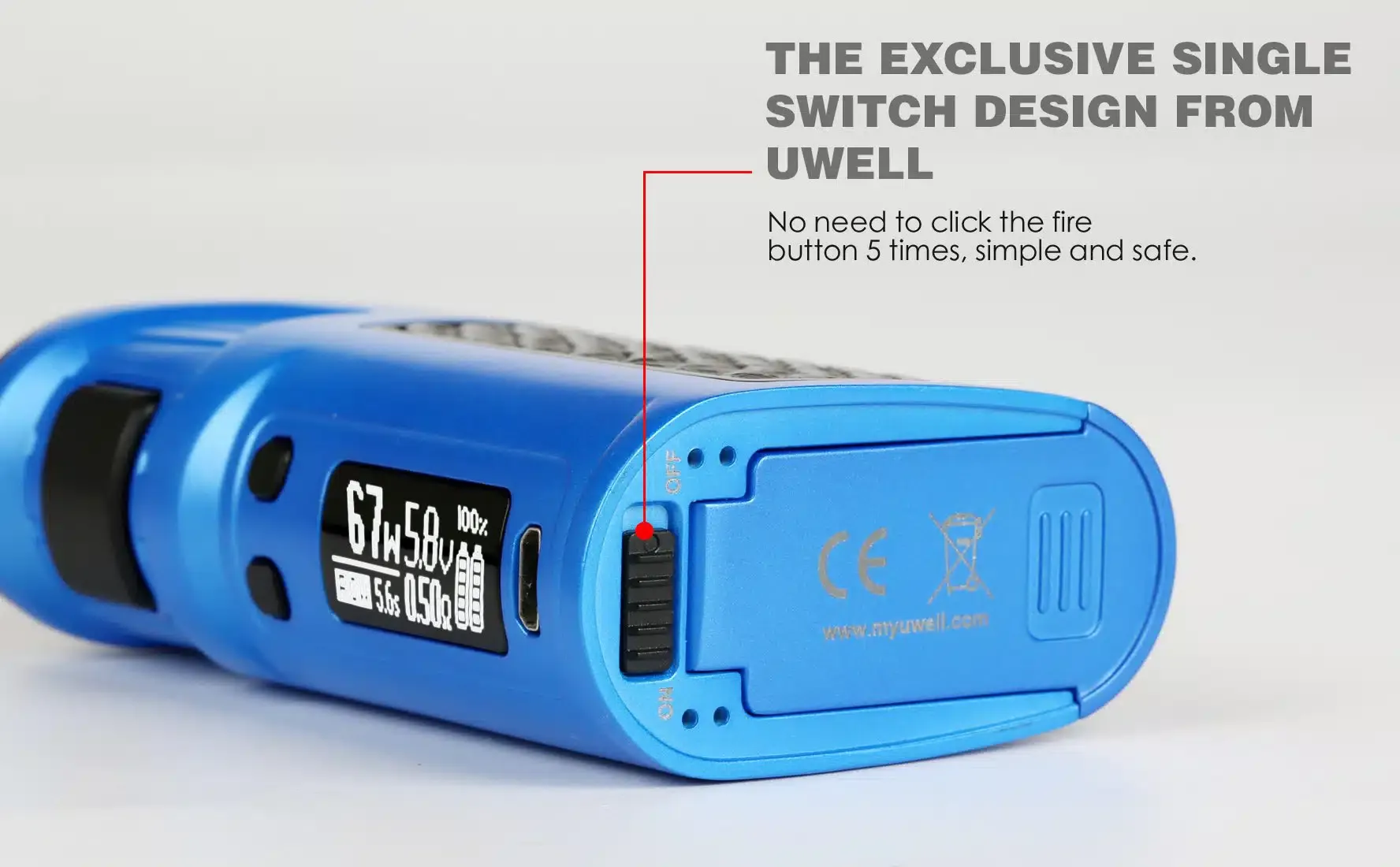 Uwell Ironfist 200W TC Box Kit with Crown 3 - Image 4