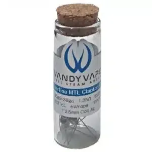 Superfine MTL Clapton Prebuilt Coil Ni80 30GA+38GA By Vandy Vape